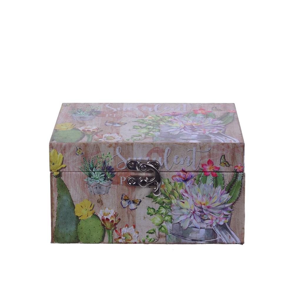 266157 Шкатулка 16 х 12 х 9 см Зеленый Santreyd 