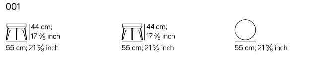 Низкая ткань мягкий стул Amura Ольга ARCH-00050864 - Вид №5