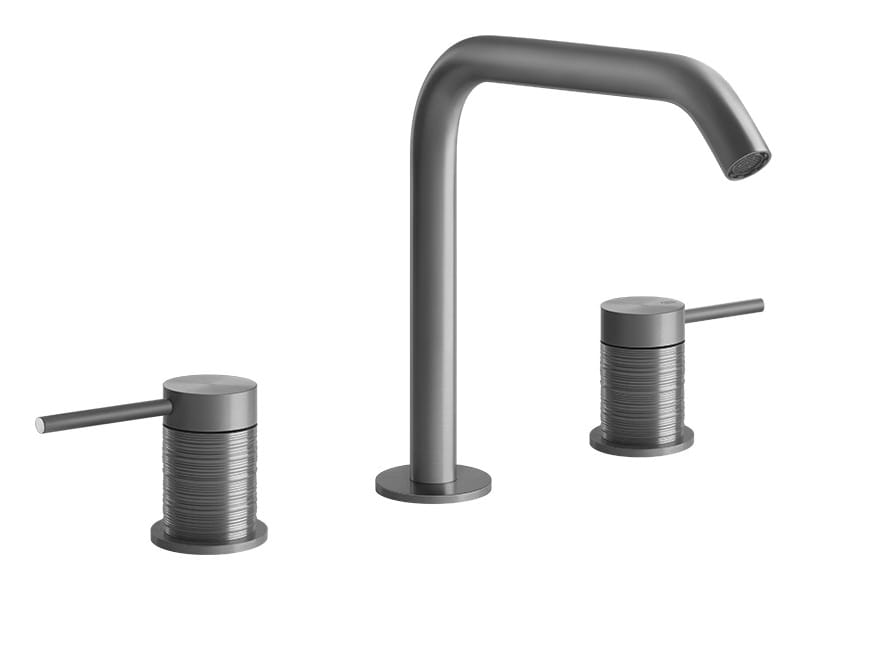 Смеситель для раковины с 3 отверстиями из нержавеющей стали Gessi Messi316 ARCH-00093270 - Вид №1