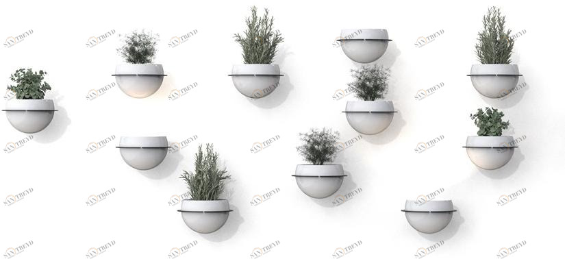 BLOSS Настенная ваза из металла Globe sun-id-1473123