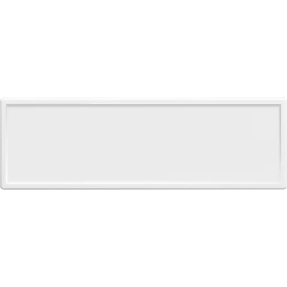 Фасад кухонного шкафа Инта 39.7x12.5 см KONSENSA ЛДСП цвет белый Инта белая STLM-2123186 - Вид №3