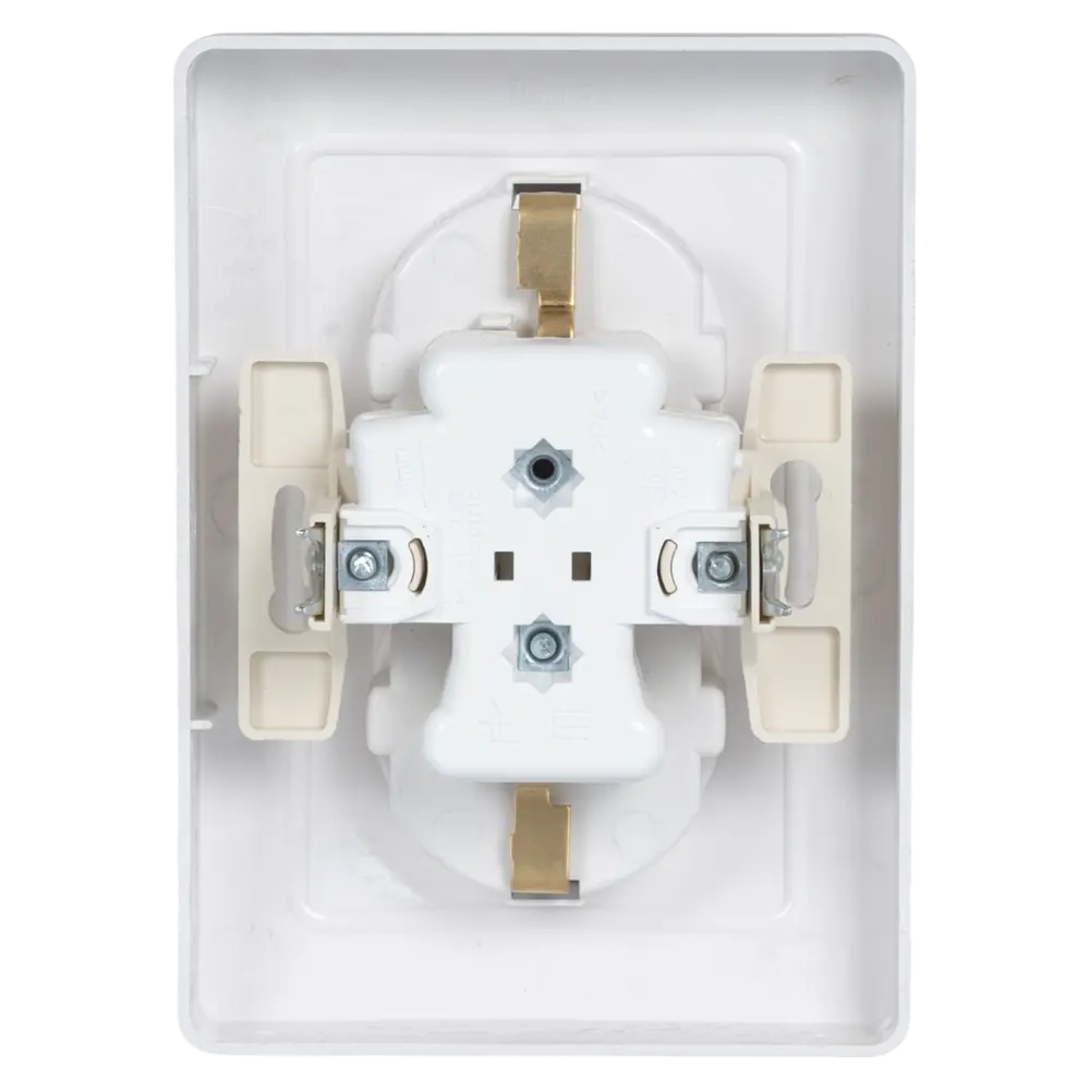 Розетка двойная встраиваемая Systeme Electric Blanca с заземлением цвет алюминий 86728854 STLM-2180320 - Вид №4