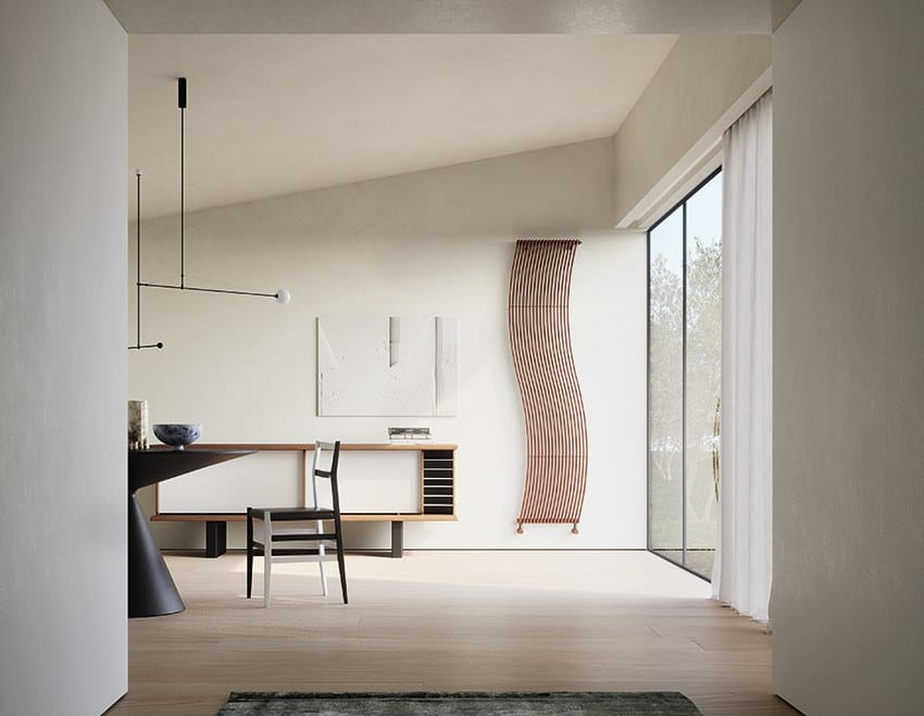 Стальной полотенцесушитель с горячей водой Tubes основы ARCH-00032472 - Вид №1