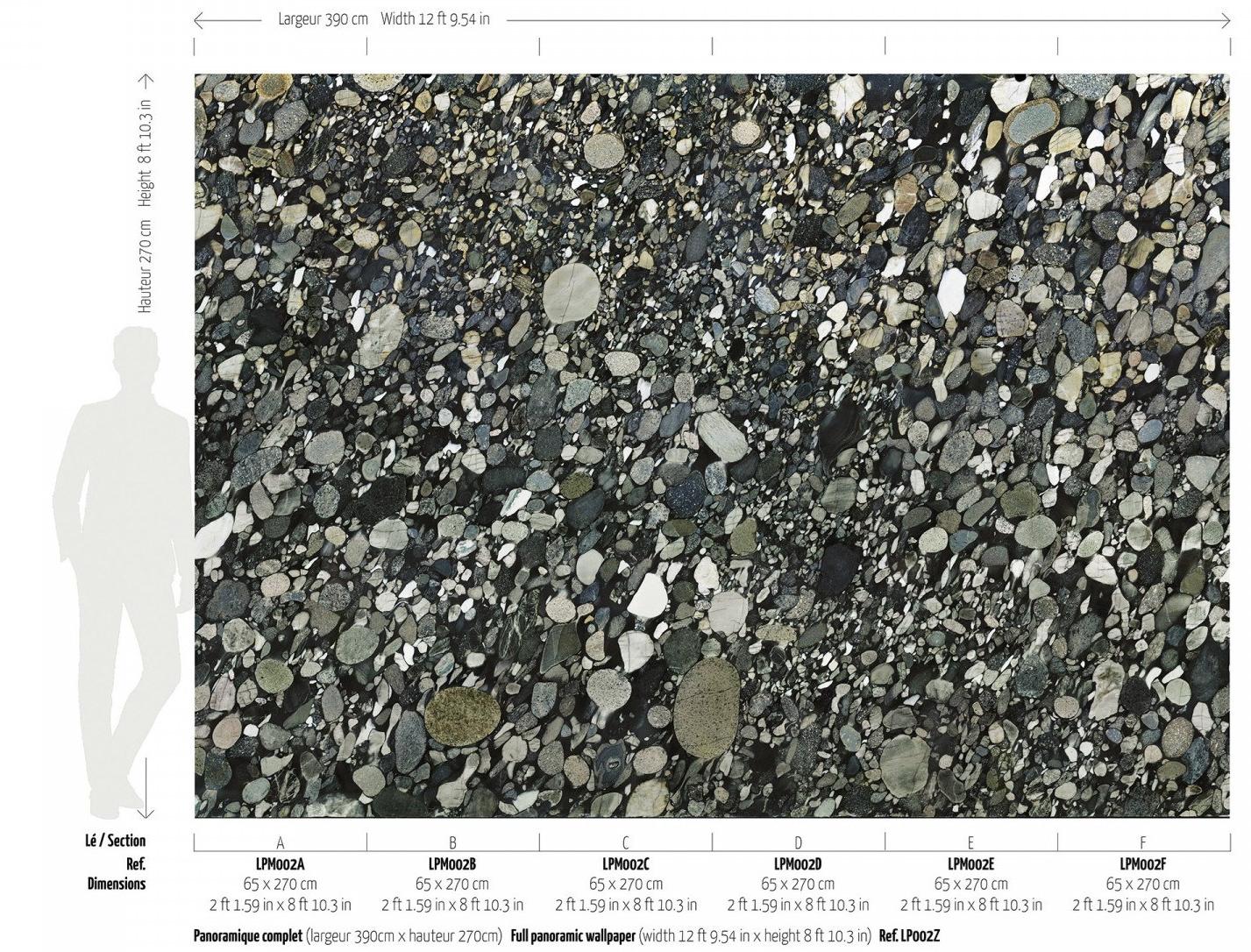 Koziel Панорамные моющиеся обои с эффектом мрамора Marbles Lpm002-x - Вид №3