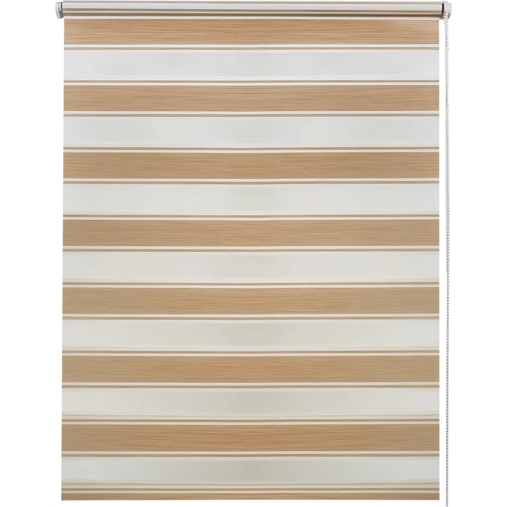 Штора рулонная день-ночь Дэли 80x160 см бежевая MIAMOZA STLM-2044547