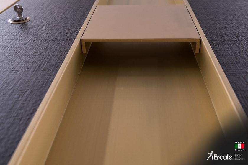 Ercole Бронированная поворотная дверь из керамогранита и латуни sun-id-1426281 - Вид №6