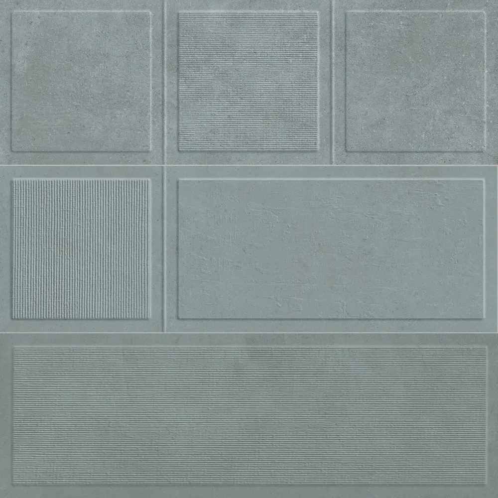 Плитка Argenta Texture Prisma Marine 25x75 см 1.31 м², цвет серый 84790580 STLM-2031078  - Вид №1