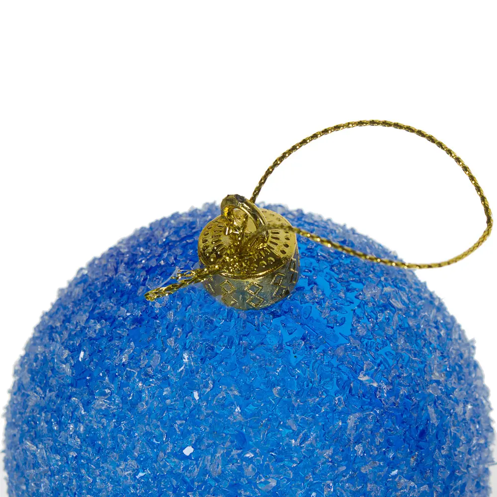Шар ёлочный «Сердце» 8 см, цвет синий Santreyd STLM-2111555 - Вид №1