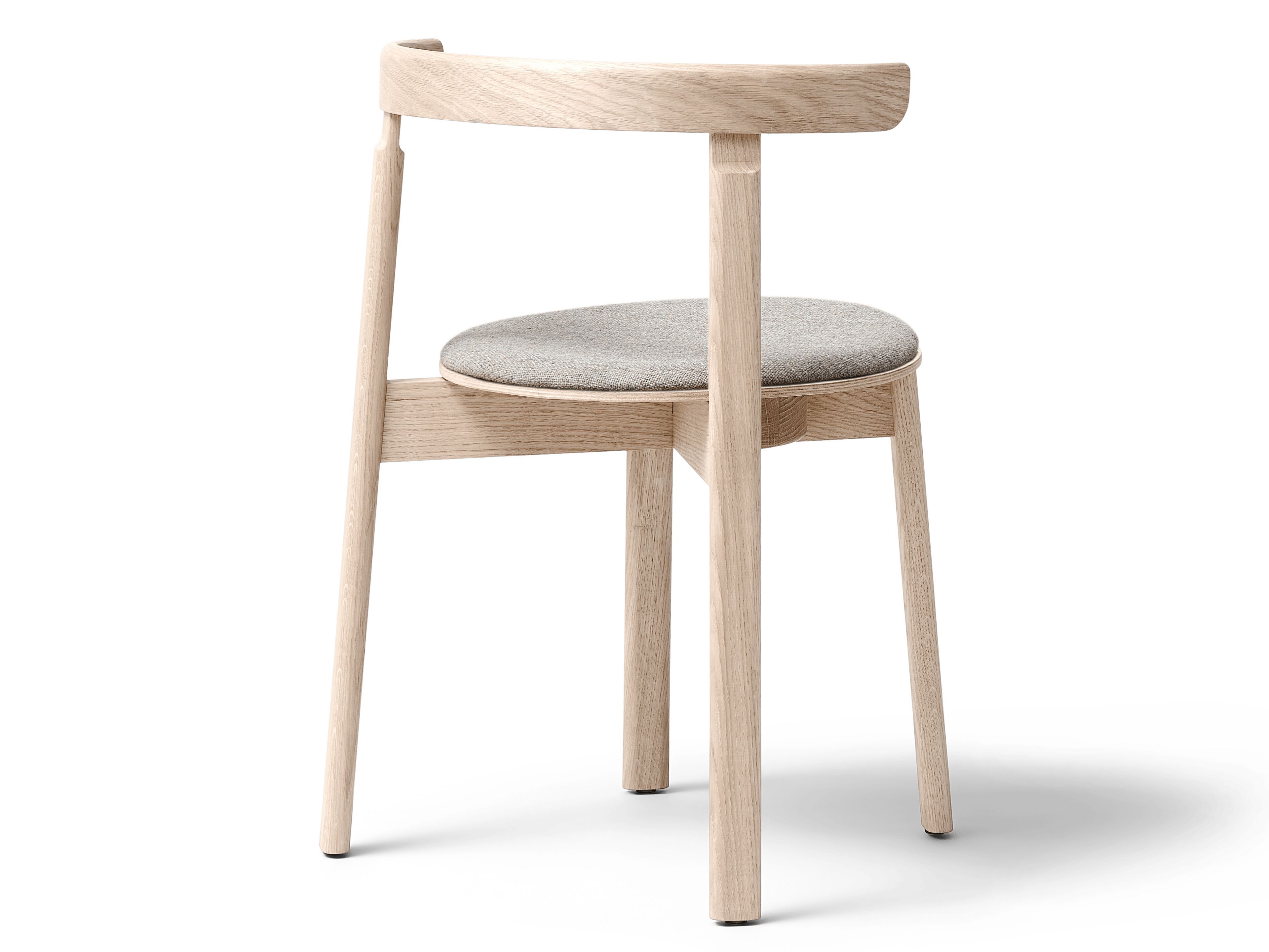 Штабелируемый дубовый стул с мягким сиденьем Form & Refine Lunar ARCH-00070395 - Вид №5