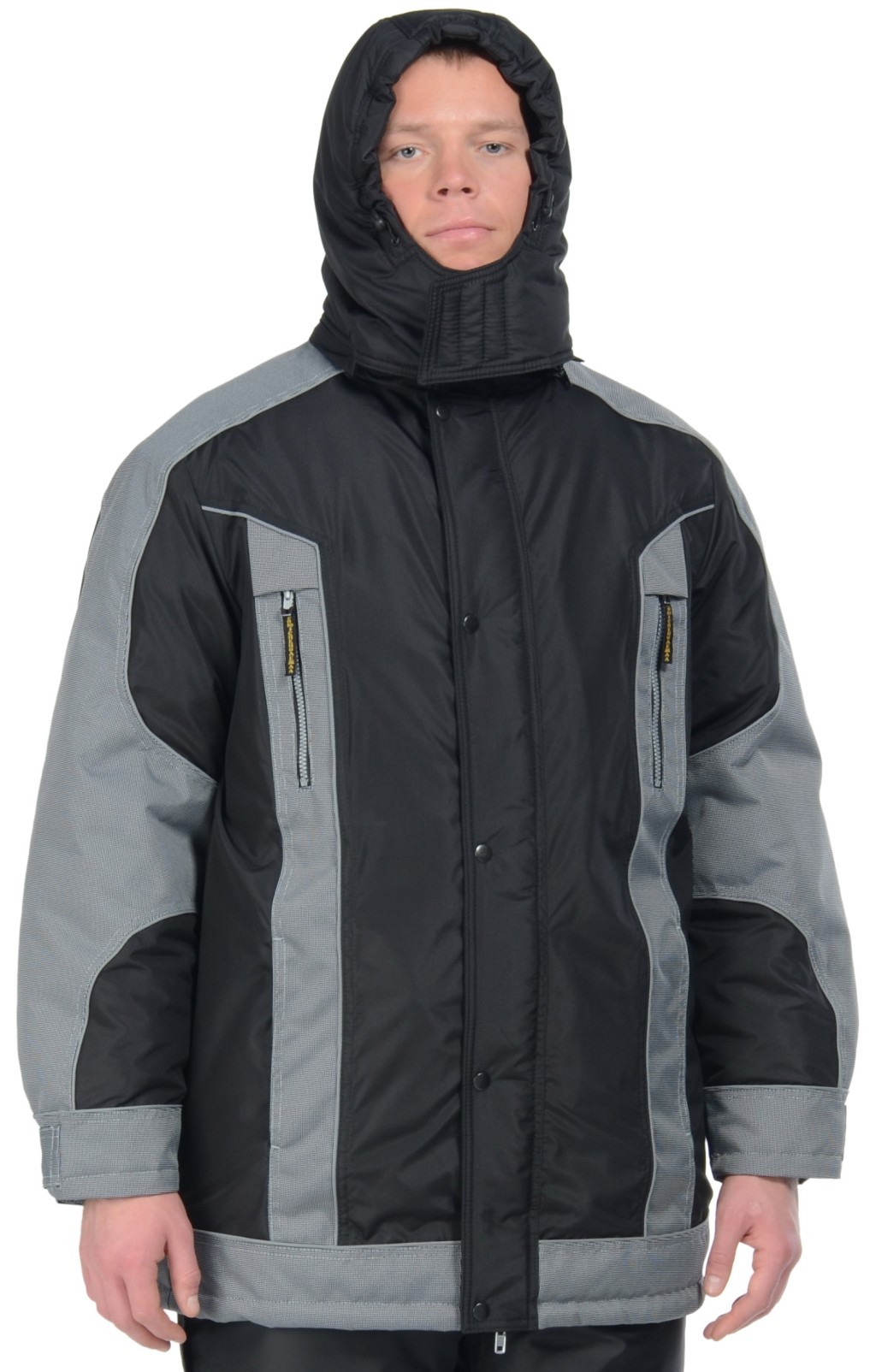 63111 Куртка "Ультра" зимняя черная  Зимняя спецодежда  размер 60-62/170-176  - Вид №11