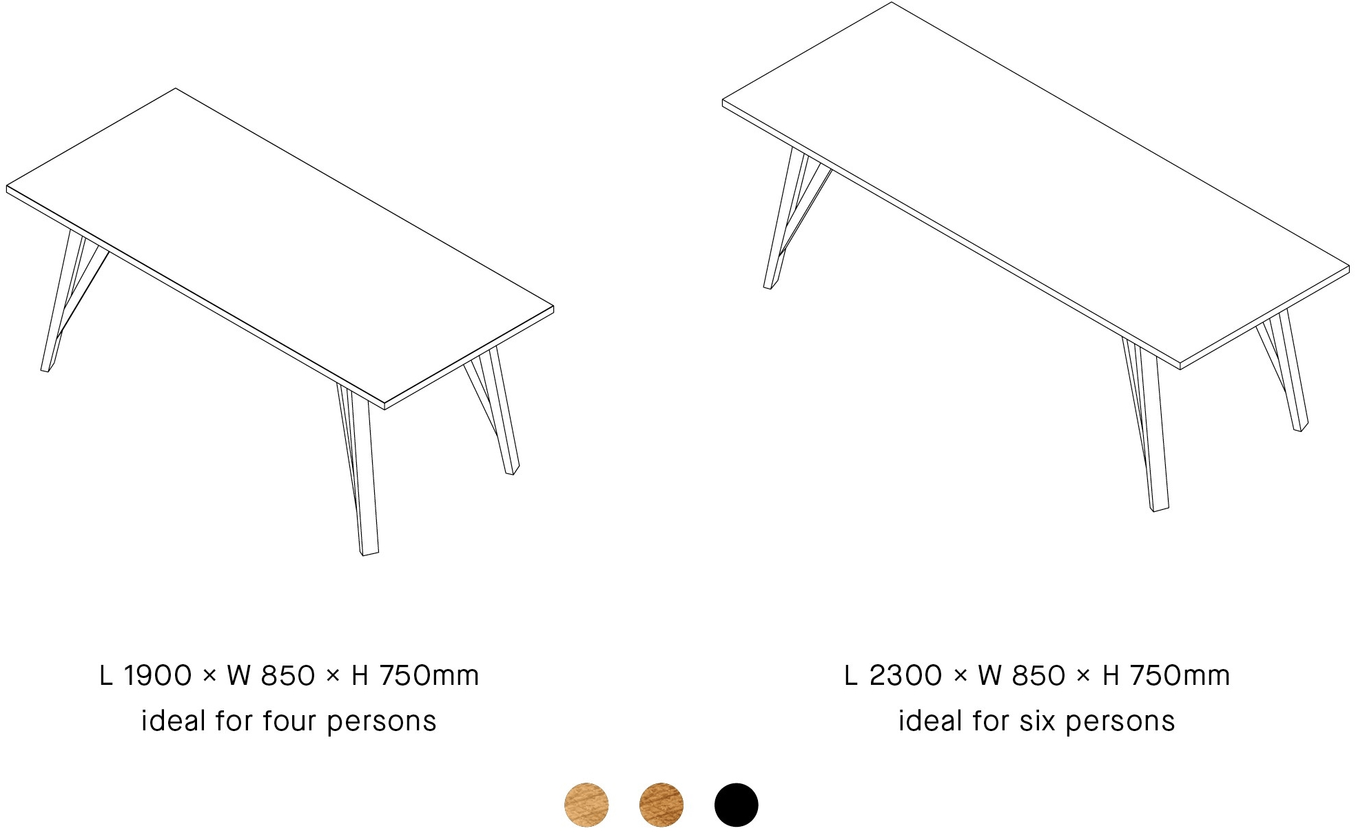 LOEHR Прямоугольный деревянный стол Sabeth sun-id-1425336 - Вид №5