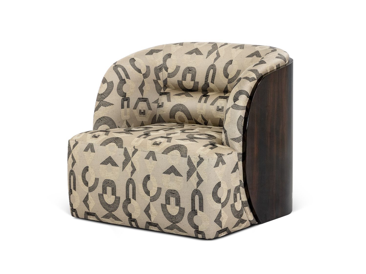 Тканевое кресло с подлокотниками JOSÉ LEITE DE CASTRO DIBA 1 ARCH-00090521