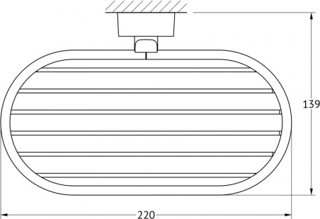 048 Полочка-решетка 22 см NОS FBS Nostalgy - Вид №1
