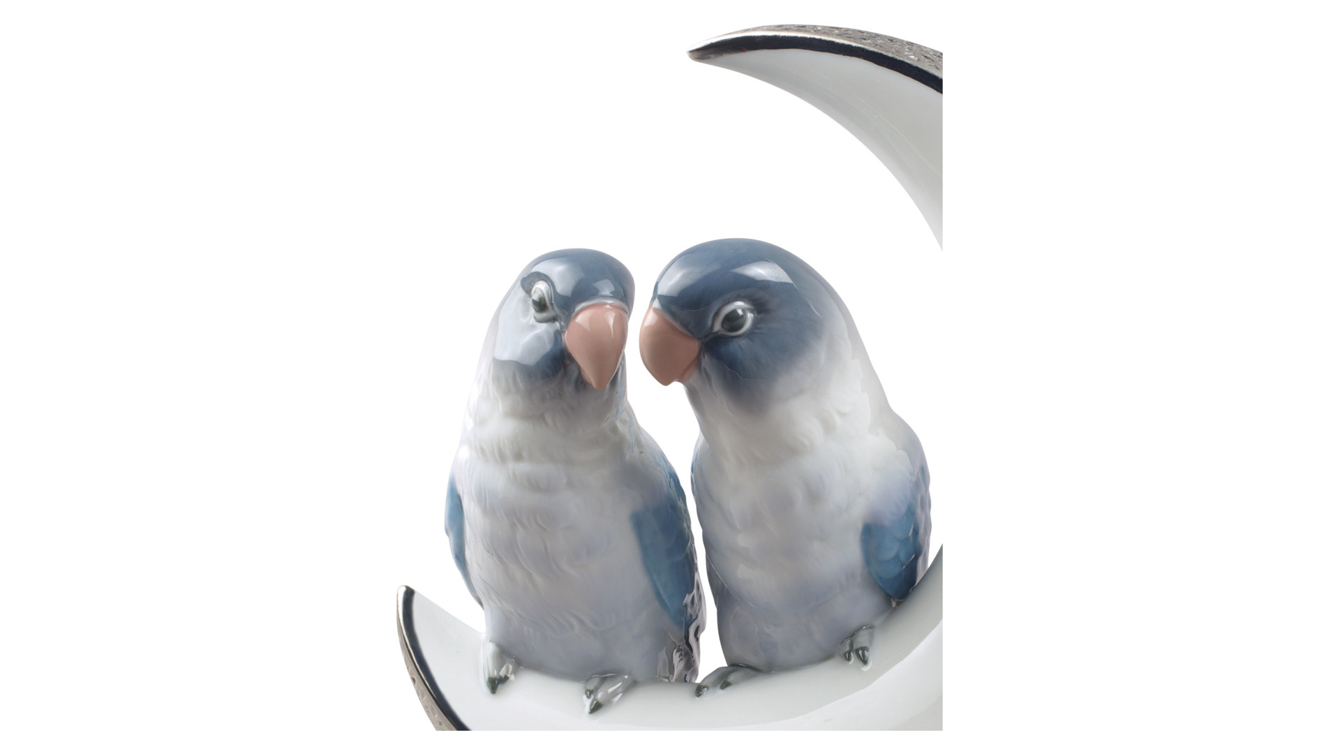 10669069 LLADRO Фигурка Lladro "Полетели на луну!" 16x15см, серебряный Фарфор Lladró  - Вид №2