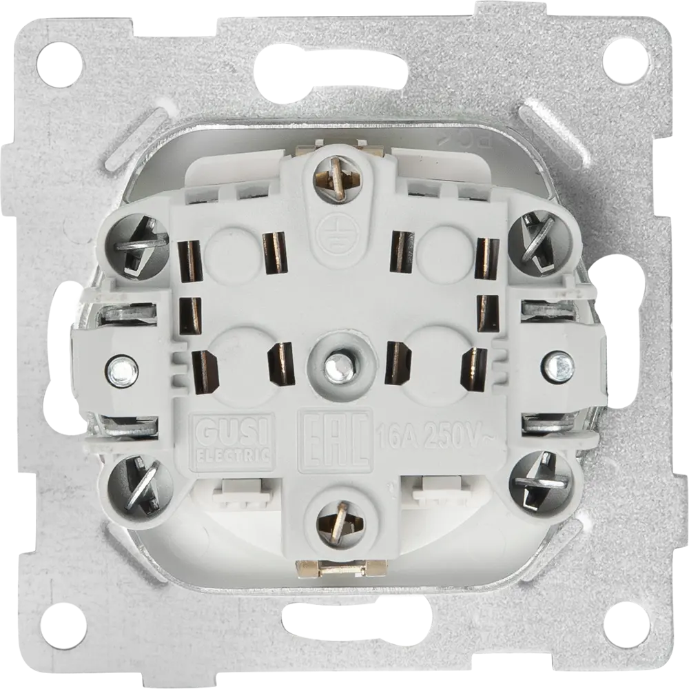 Встраиваемая розетка GUSI Electric с защитой IP44 и заземлением 84695689 Ugra STLM-0053789 - Вид №2