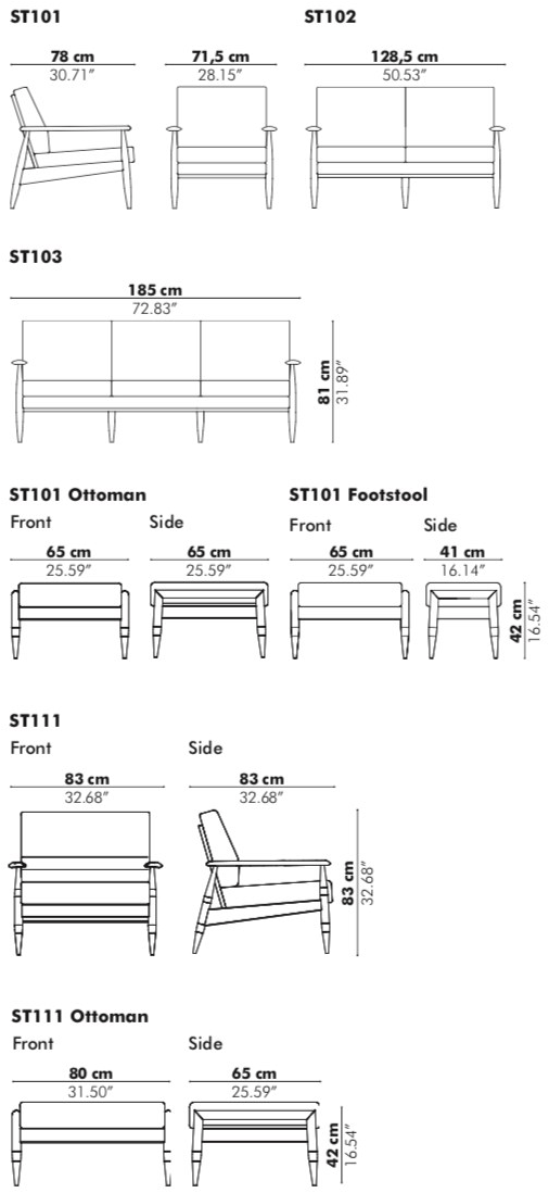 BuzziSpace Кресло из ткани с подлокотниками Buzzinordic sun-id-1494278 - Вид №5