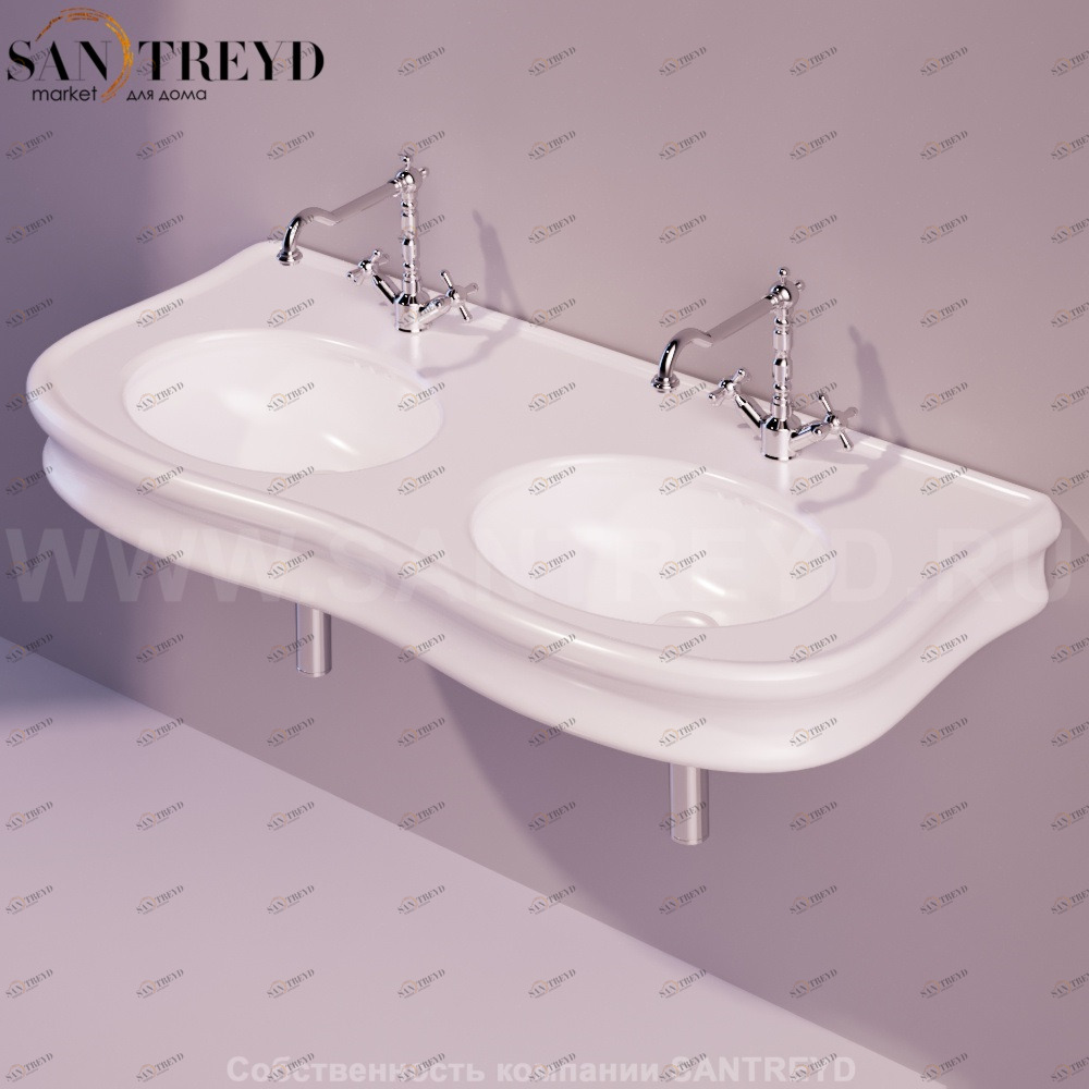 LA12BIANCO Подвесная раковина настенная овальная Simas Lante белая