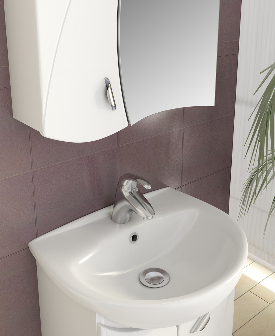 Тумба Faina 500 (Ладога)510⨉430⨉820 мм белый Santreyd sun-id-665355 - Вид №4