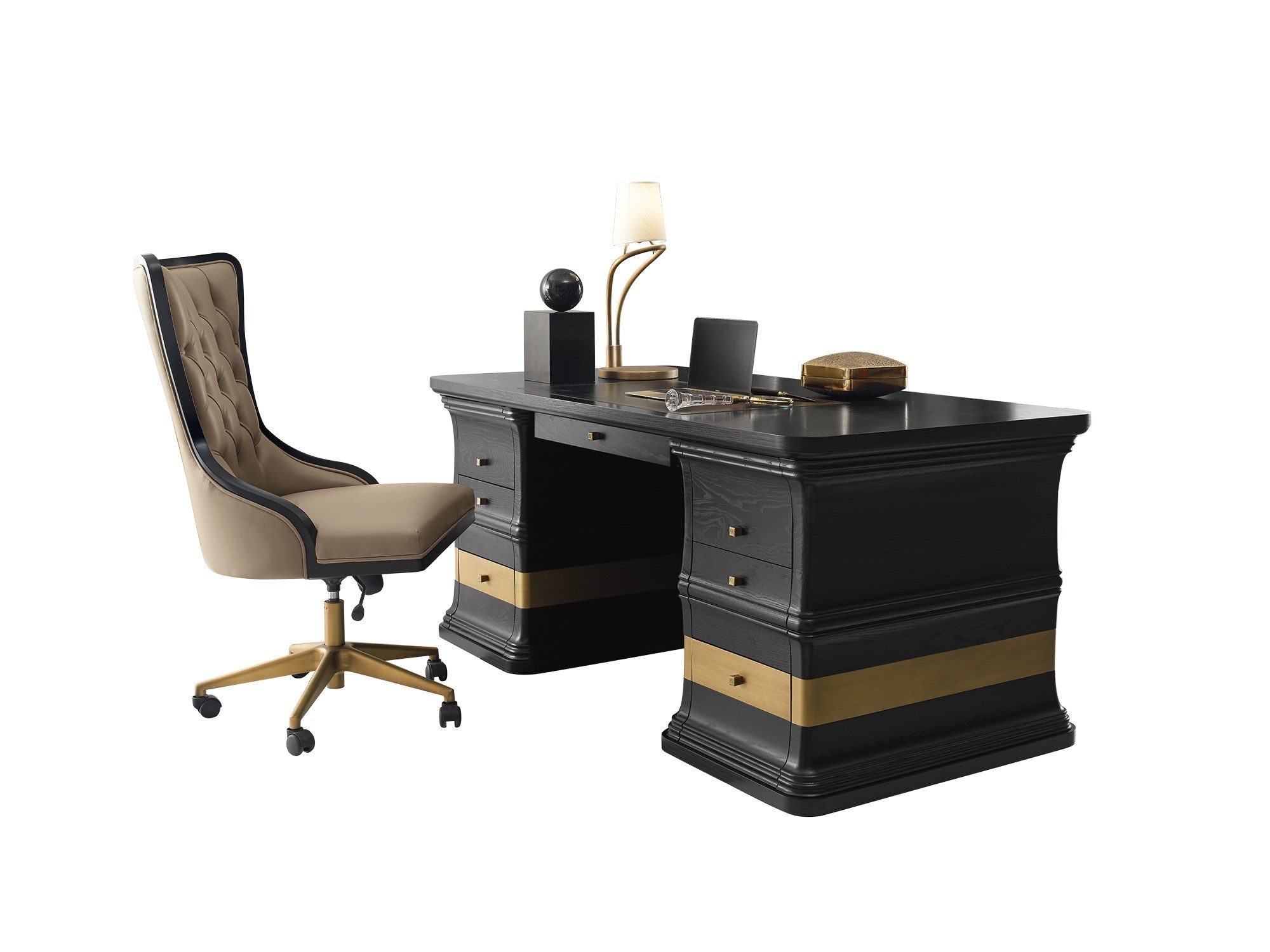 Прямоугольный стол с ящиками A.R. Arredamenti Dilan ARCH-00082043 - Вид №1