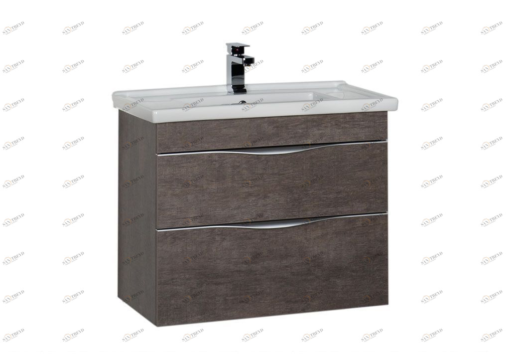 Тумба с раковиной Aquanet Эвора 80 дуб антик 0018300200182324