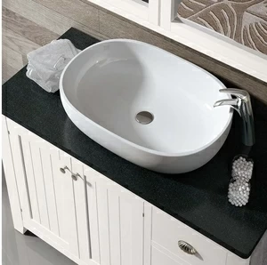 Avila Dos Столешница мраморная 100x46 черная под раковину