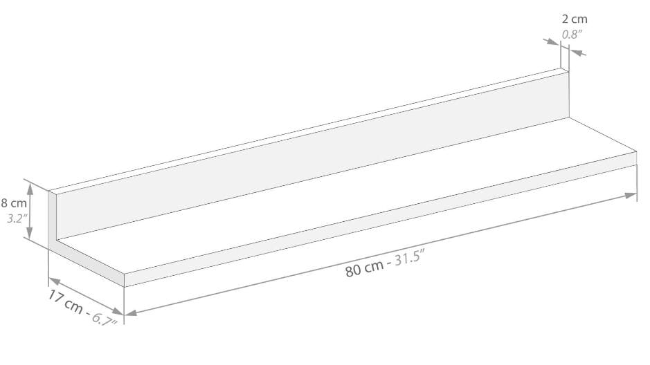 Меламиновая полка Mobili Fiver Rachele ARCH-00069481 - Вид №12