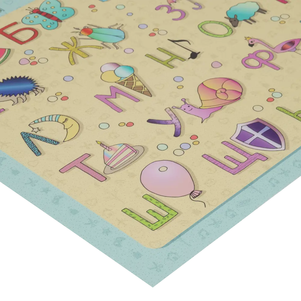 Коврик настольный «Азбука» 38x58 см, полипропилен Santreyd STLM-2205175 - Вид №1