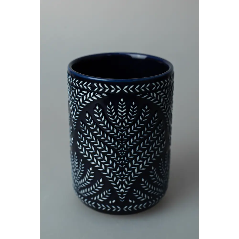 Стакан для зубных щёток Proffi Home Aegean керамика цвет синий STLM-2131081 - Вид №1