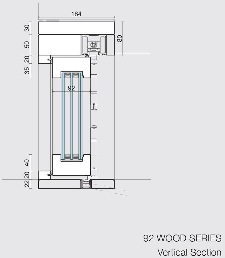 CARMINATI SERRAMENTI Французская складная дверь из дерева Skyline system sun-id-1423631 - Вид №11