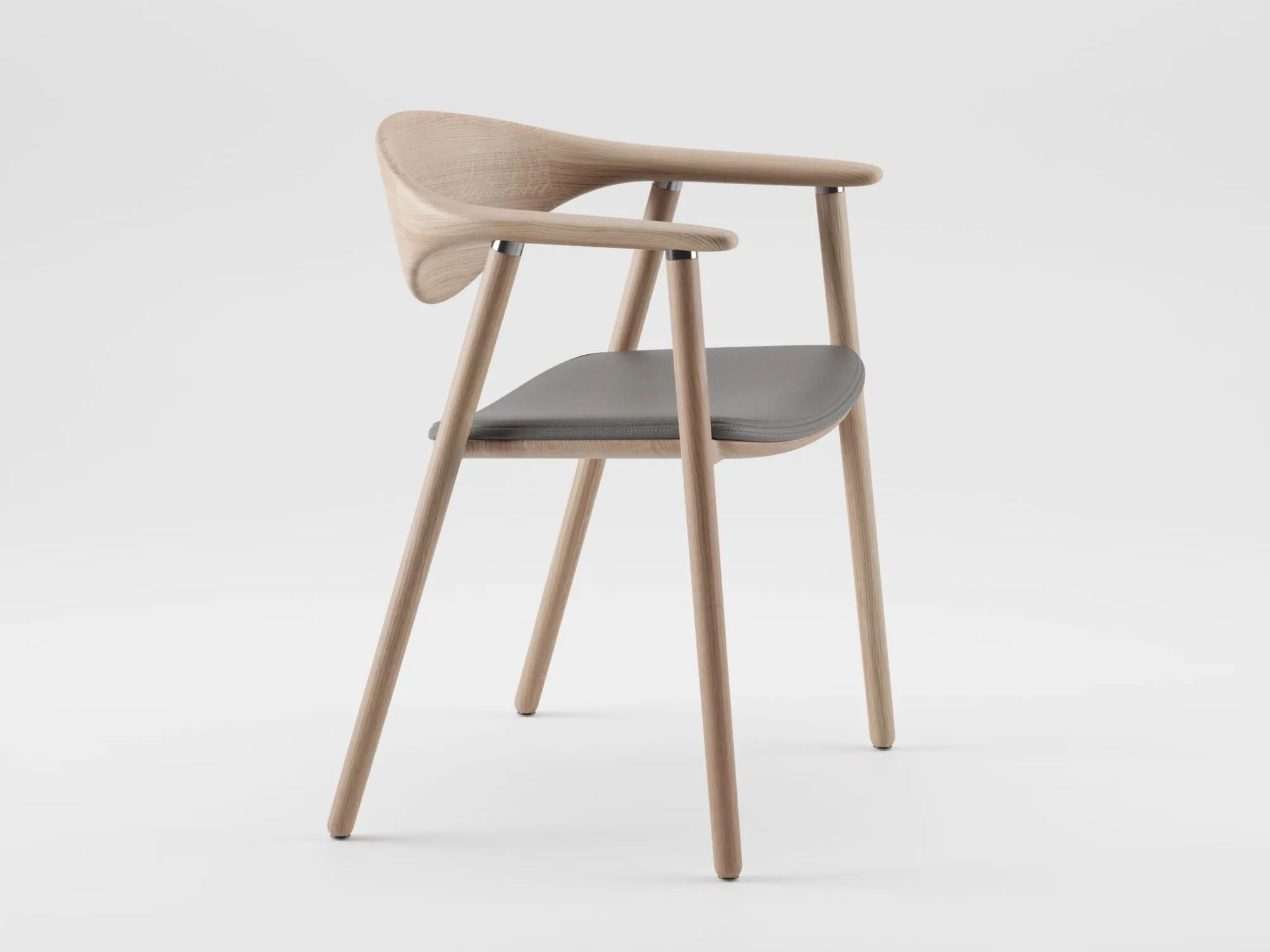 Деревянный стул с подлокотниками Artisan Нару ARCH-00060697