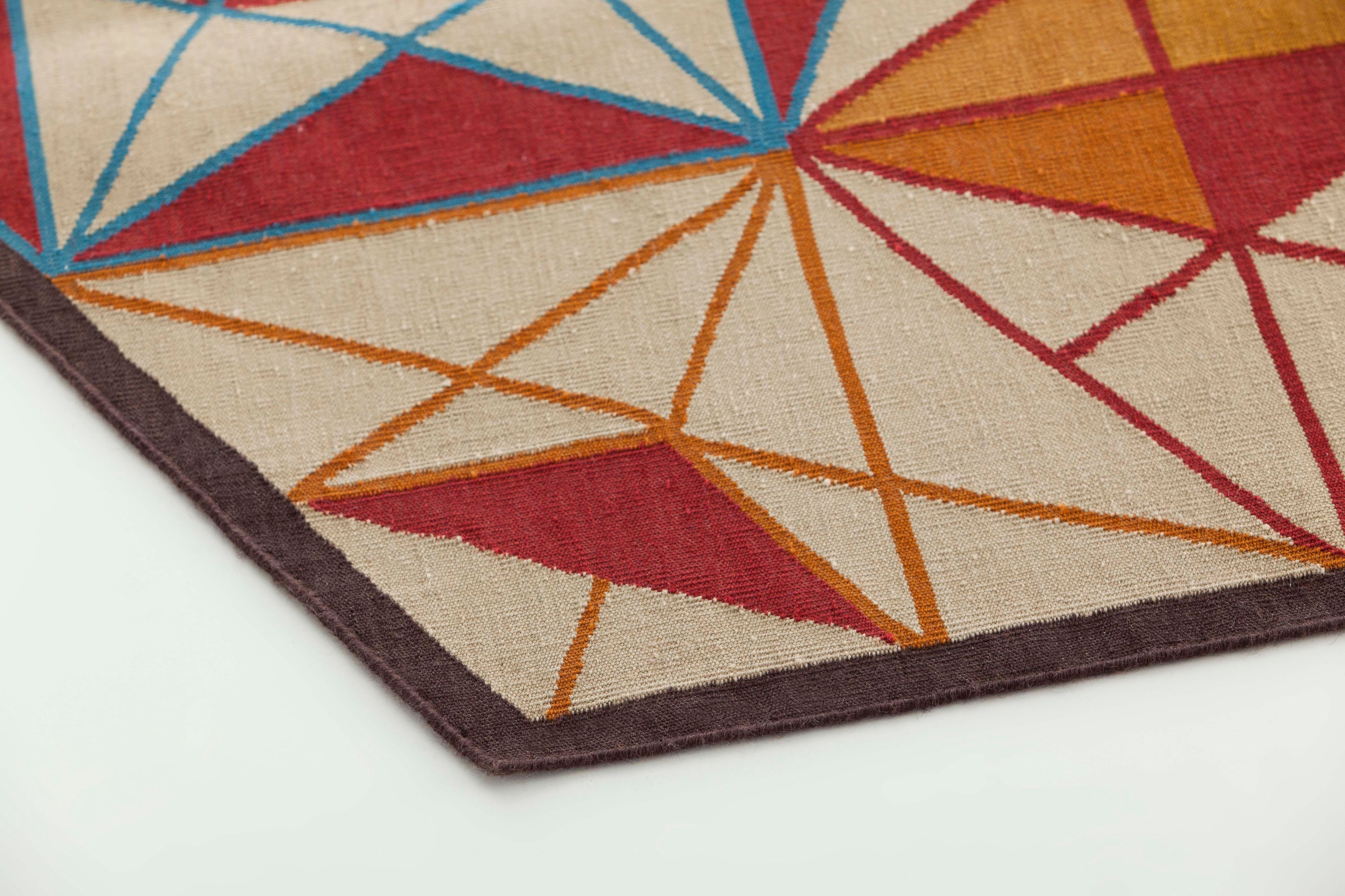 Прямоугольный шерстяной ковер GAN ARCH-00071292 - Вид №1