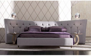 OPERA CONTEMPORARY Двуспальная кровать с тафтинговым изголовьем Butterfly