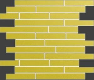 Граните Стоун Ультра мозаика 2 желтый 358x300