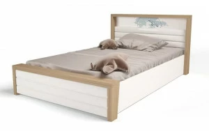 Кровать ABC-KING 190х90 №6MIX OCEAN №6 с под.мех и мяг.изнож) (голубой)