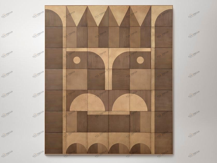 DE CASTELLI Декоративная панель из латуни Deframe sun-id-1370266