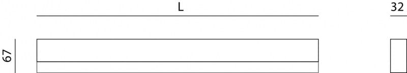 Экструдированный алюминиевый потолочный светильник Lucifero's Minifile openlight ARCH-00150579 - Вид №2