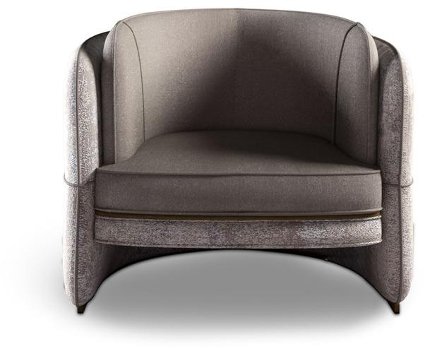Porustudio Бархатное кресло с подлокотниками Tennessee sun-id-1378310 - Вид №1