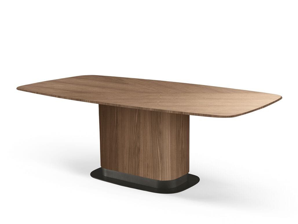 Деревянный прямоугольный обеденный стол SCAPPINI & C DROP ARCH-00109545