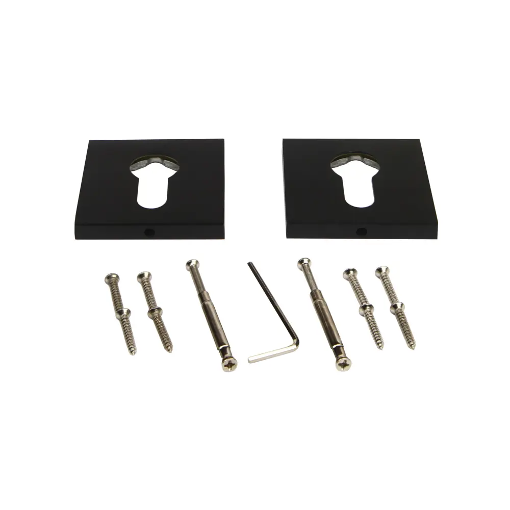 Накладка на замочную скважину KREAFORTA цвет черный 2 шт STLM-2170574 - Вид №2