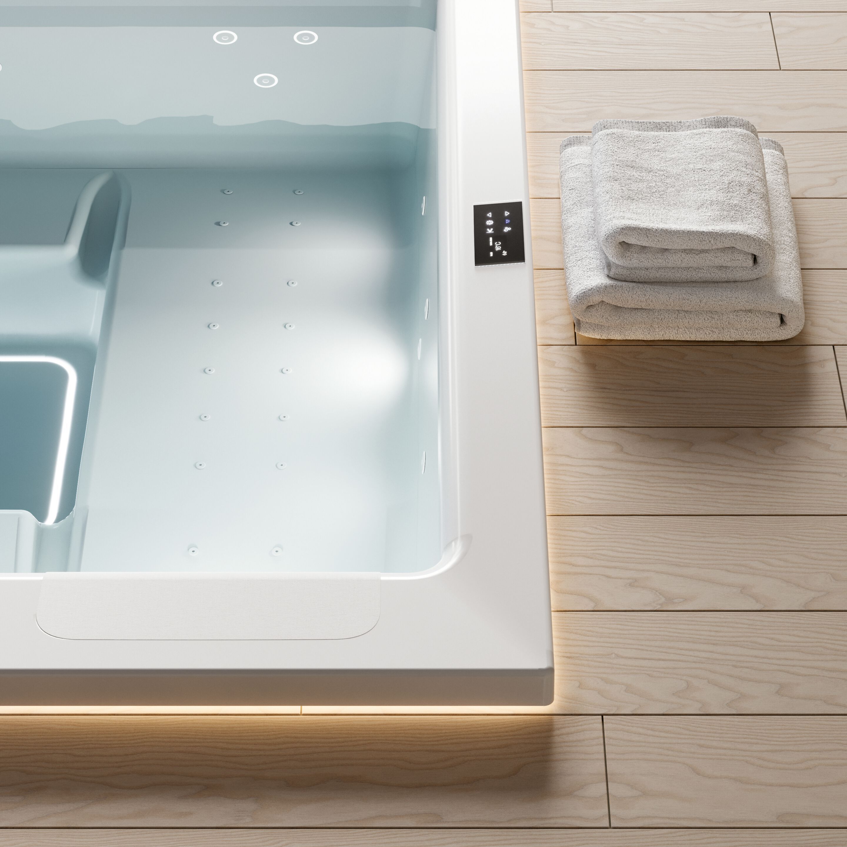 4-местный квадратный встраиваемый мини-бассейн DISENIA GILIUM ARCH-00130775