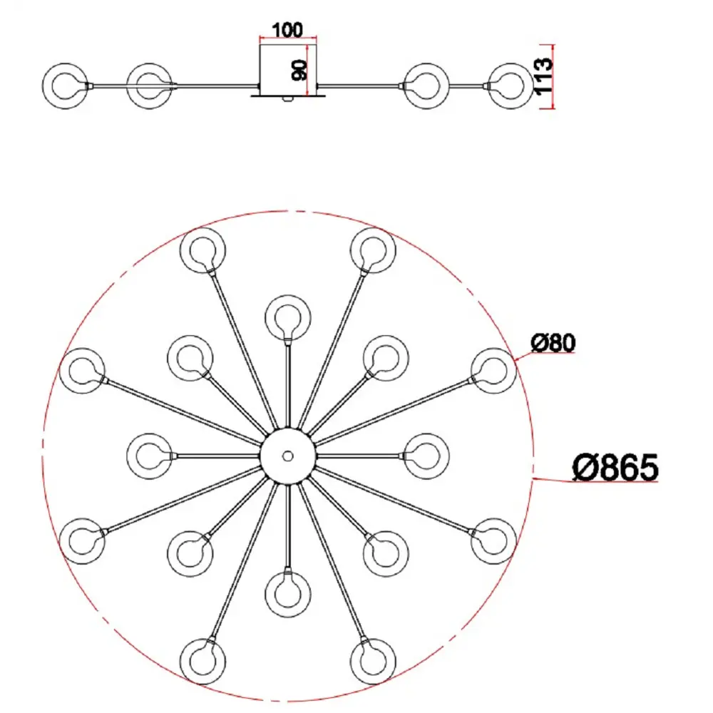 Люстра Freya Celebrity — элегантное потолочное освещение для гостиной и спальни 88241805 STLM-0930644 - Вид №12