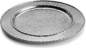 10564532 Michael Aram Тарелка подстановочная Michael Aram Текстура 33см, сталь нержавеющая (серебрист.) Сталь нержавеющая