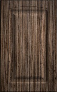 Фасады для кухни Кантри Фрезеровка «Кембридж» Зебрано темное №119