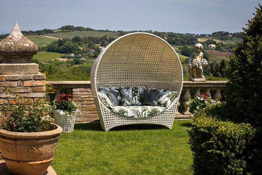 Samuele Mazza Outdoor Садовый диван из смолы и ткани sun-id-1390475 - Вид №1