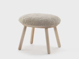 Подставка для ног из овчины