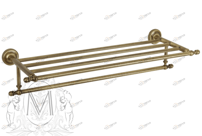 Полка-держатель для полотенец MIGLIORE Mirella ML.MRL-M084, 60 см ML.MRL-M084.CR