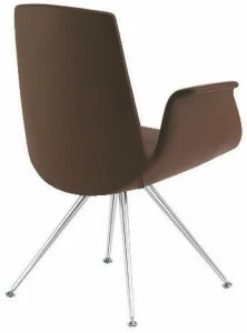 Sesta Кожаное кресло с подлокотниками Modà Ma-013