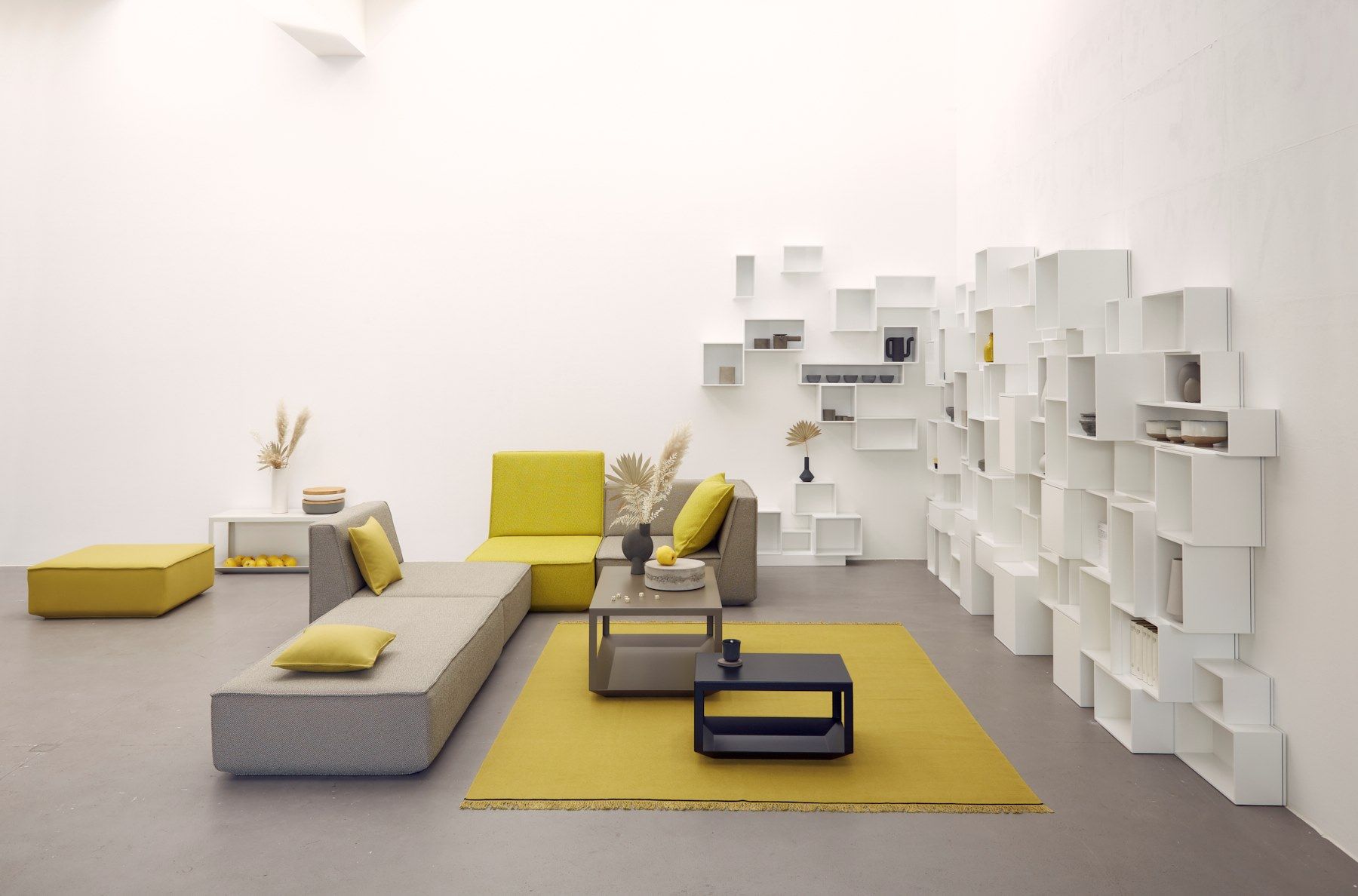 3-местный модульный тканевый диван Cubit by Mymito ARCH-00051353 - Вид №26