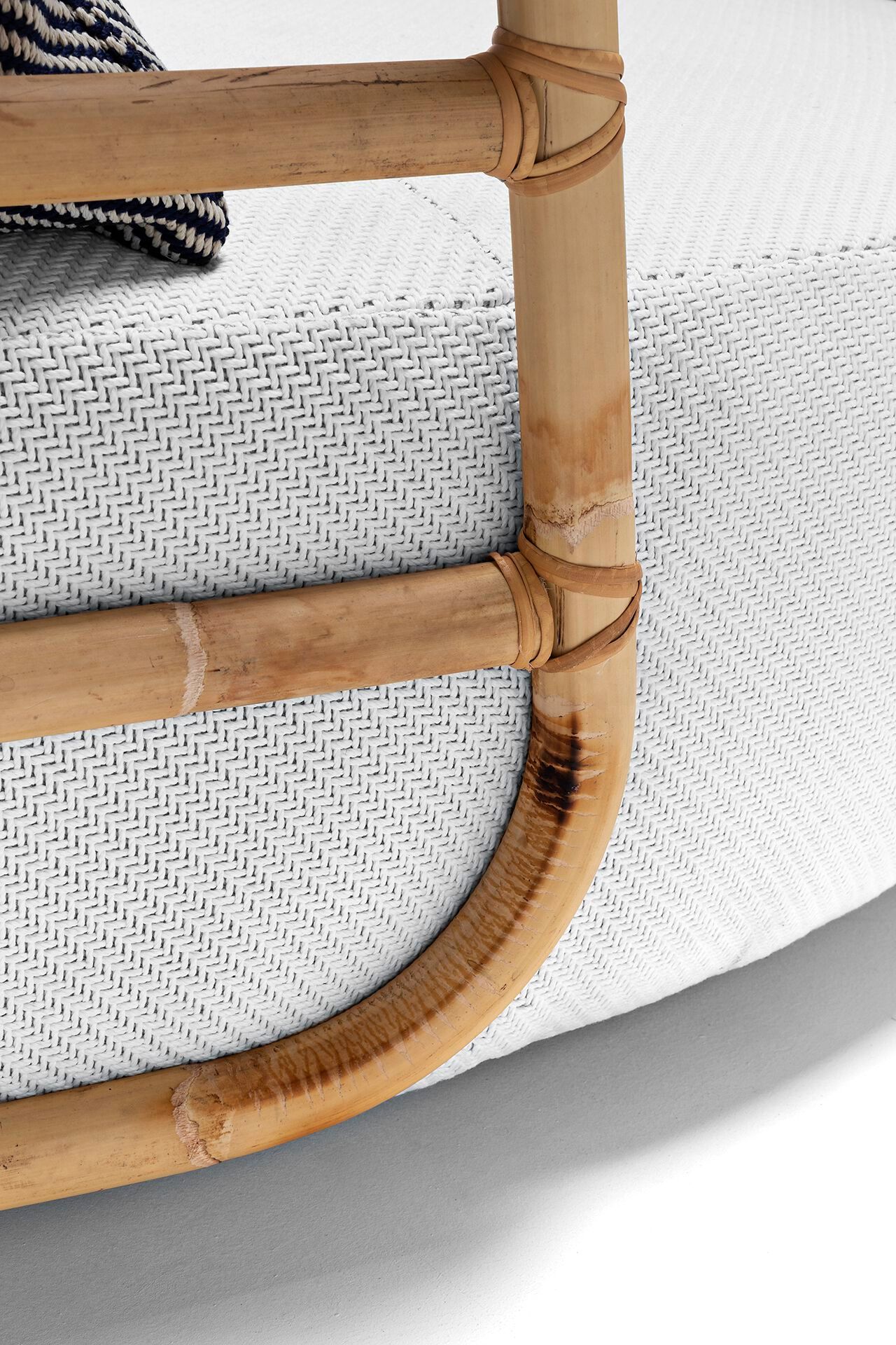 Круглая Садовая кровать из камыша и ткани Exteta джунгли ARCH-00125399 - Вид №6