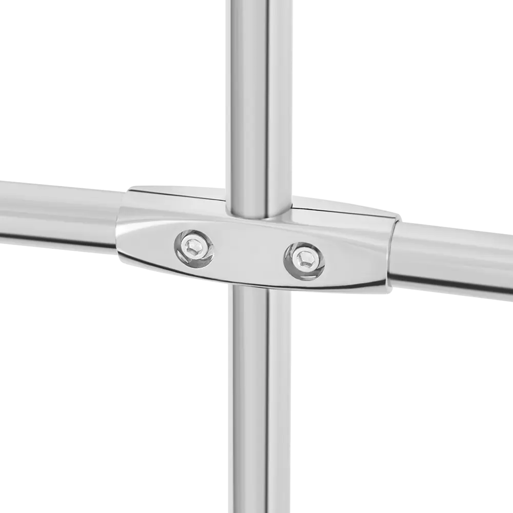 Соединитель 3-х труб крестом, цвет хром PALLADIUM STLM-2211712 - Вид №3